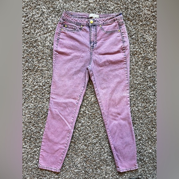 Nicki Minaj Skinny Regular Pink Jeans, Girls SIZE 9/10 - Picture 1 of 11